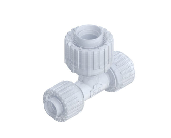 Union Tee Reducer (F X F X F)